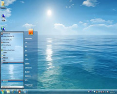 蓝天白云win7主题