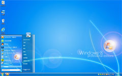 Win8桌面win7系统主题