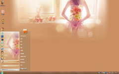 恋恋不忘win7电脑桌面主题