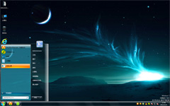 北极光win7精美主题
