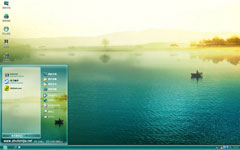 一叶孤舟xp桌面主题包