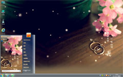 戒指的诺言win7桌面主题