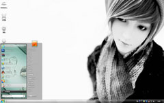 依旧素颜win7桌面壁纸主题