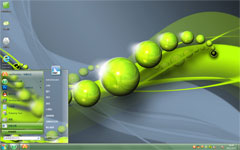 异度珠子win7电脑主题