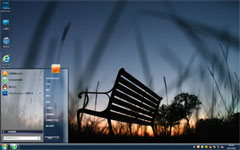 寂寞的凳子win7系统主题