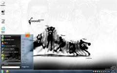 灌篮高手灰win7桌面主题