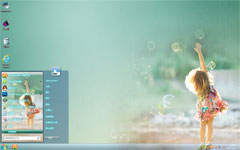儿时乐趣win7系统主题