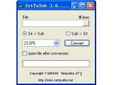 SrtToSub(字幕转换软件)